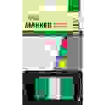 sigel Haftstreifen "Z-Marker" Film Color-Tip, grün, 50 Blatt