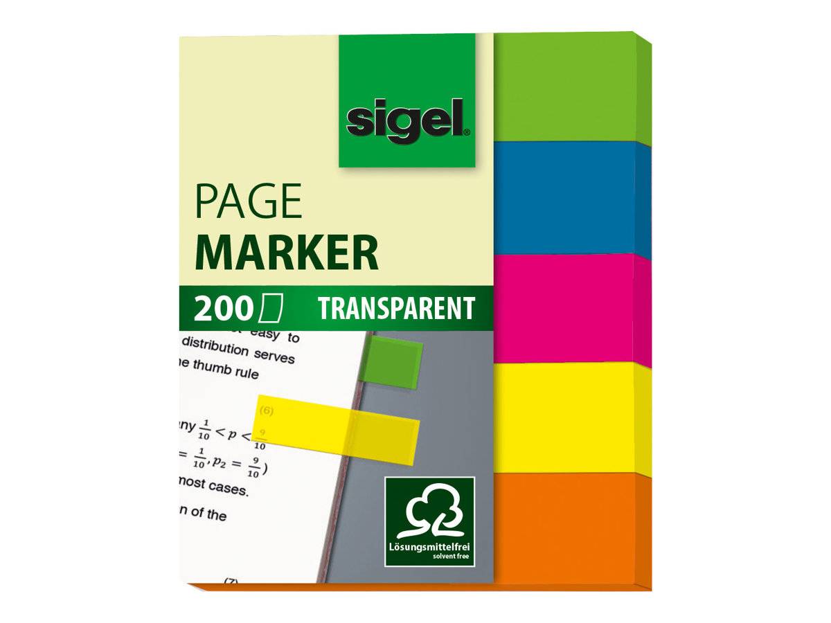 Sigel PageMarker - Seitenmarker - 12 x 50 mm