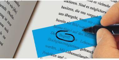 SIGEL Haftmarker HN614 50x80mm farbig sortiert 4 St./Pack.
