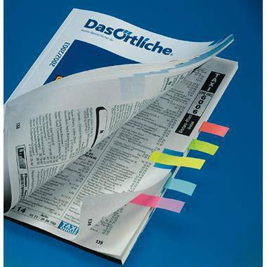 SIGEL Haftmarker HN614 50x80mm farbig sortiert 4 St./Pack.