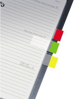 SIGEL Haftmarker Transparent HN670 20x50mm farbig sortiert 4 St./Pack.