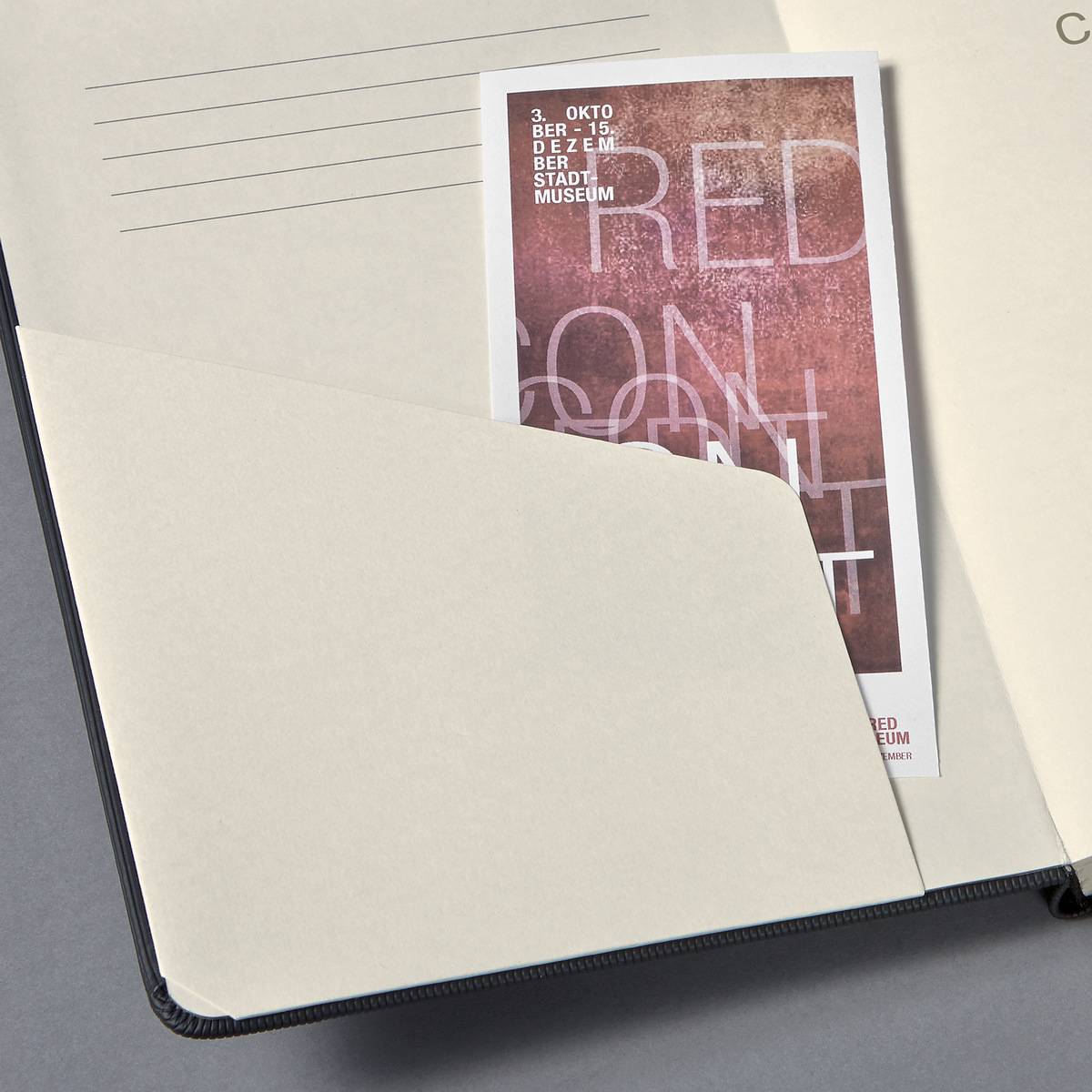 SIGEL Notizbuch Conceptum, Hardcover, ca. A6, liniert, schwarz, 194 S.