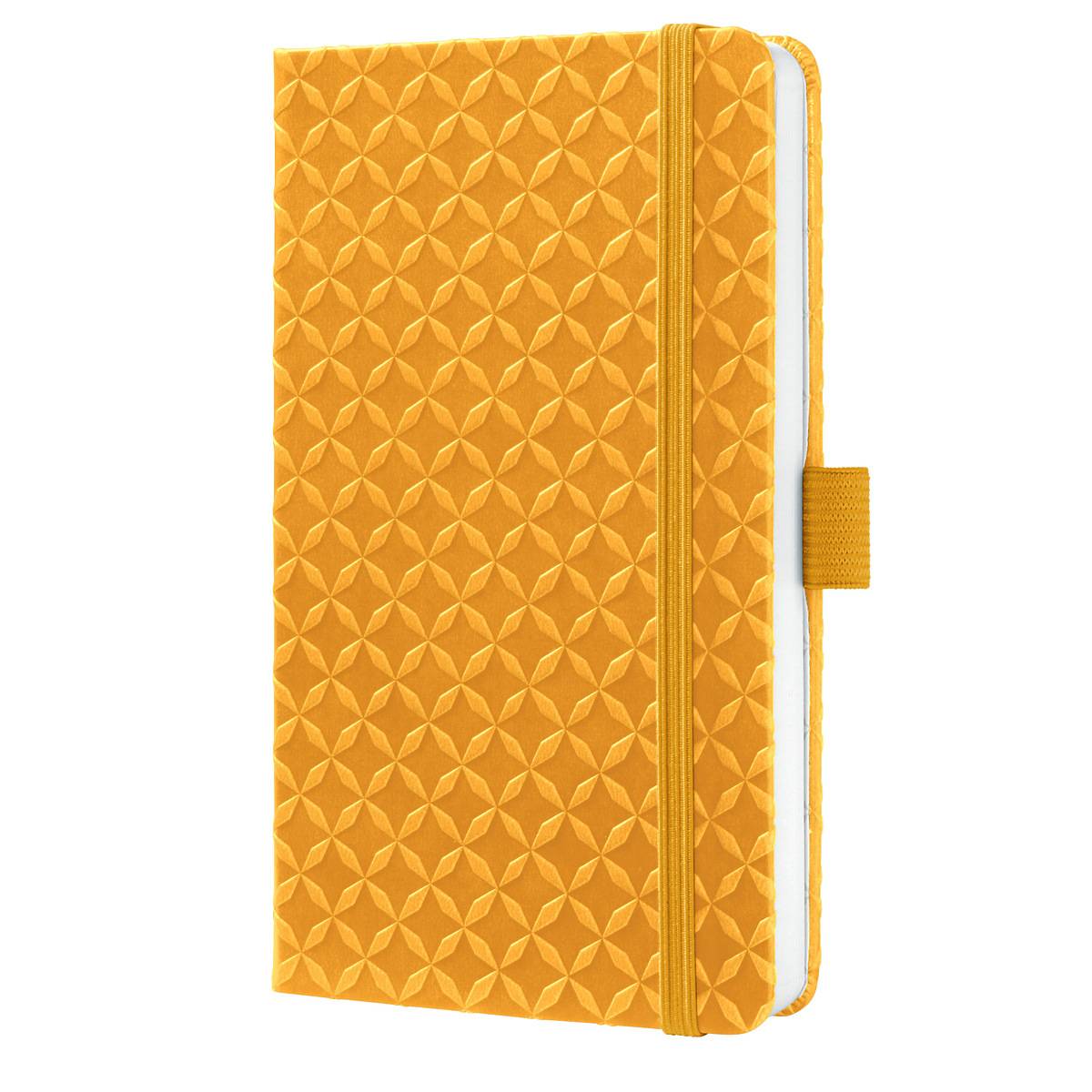 SIGEL Notizbuch Jolie®, Hardcover, ca. A6, liniert, gelb, 174 S.