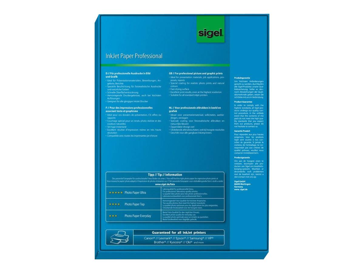 Sigel Professional IP286 - Matte - A4 (210 x 297 mm)