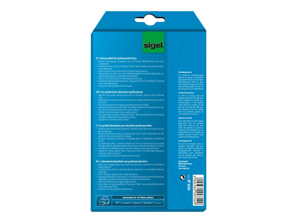 Sigel InkJet Ultra Photo Paper IP656 - Glänzend