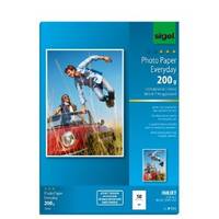 Sigel InkJet Everyday plus Photo Paper IP711 - Glänzend - weiß - A4 (210 x 297 mm)