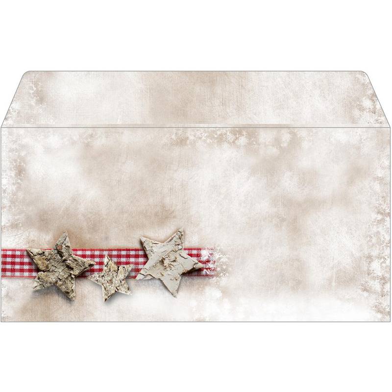 sigel Weihnachts-Umschlag "Winter Chalet", DIN lang, 90 g/qm