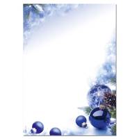 Sigel Weihnachts-Motiv-Papier Blue Harmony - A4 (210 x 297 mm)