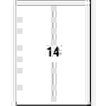 SIGEL abgerundete Adress-Etiketten, 99,1 x 38,1 mm, weiß, 350 Etiketten