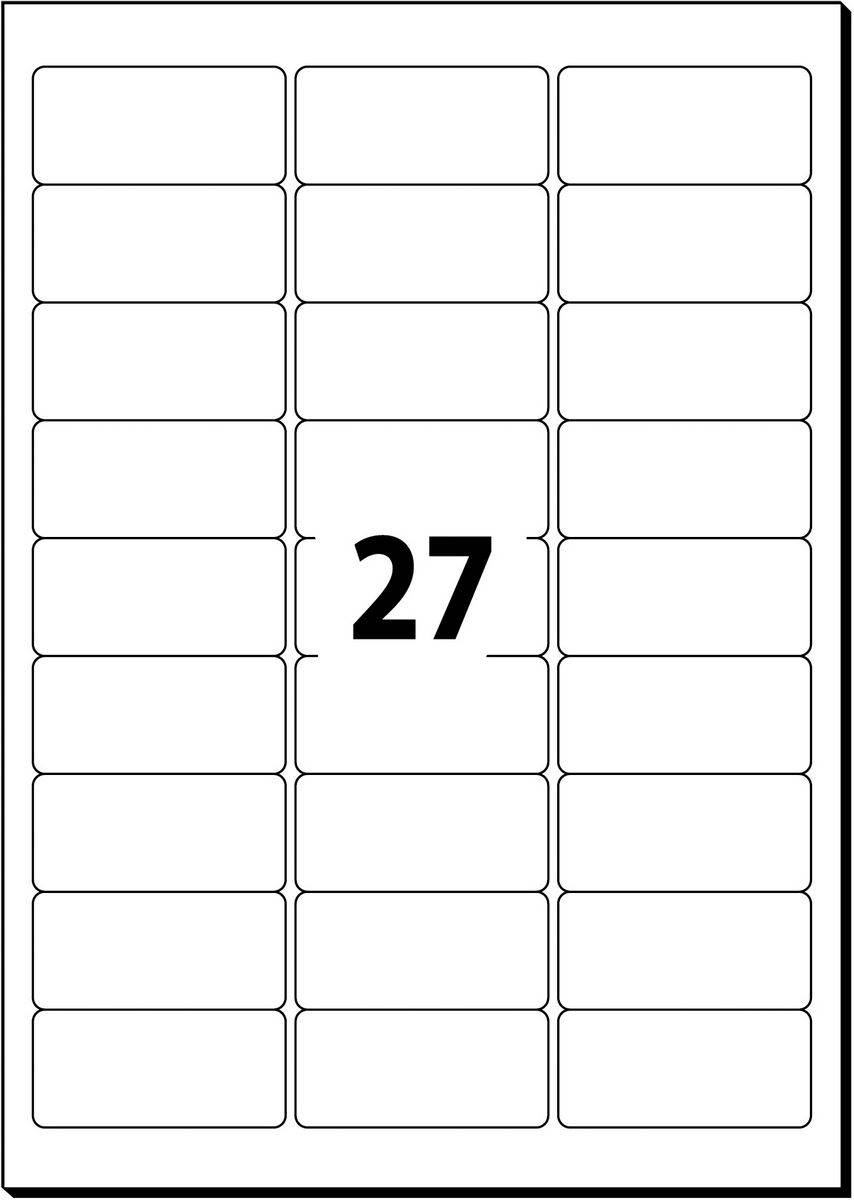 SIGEL Wiederablösbare Etiketten, 63,5 x 29,6 mm, weiß, 675 Etiketten