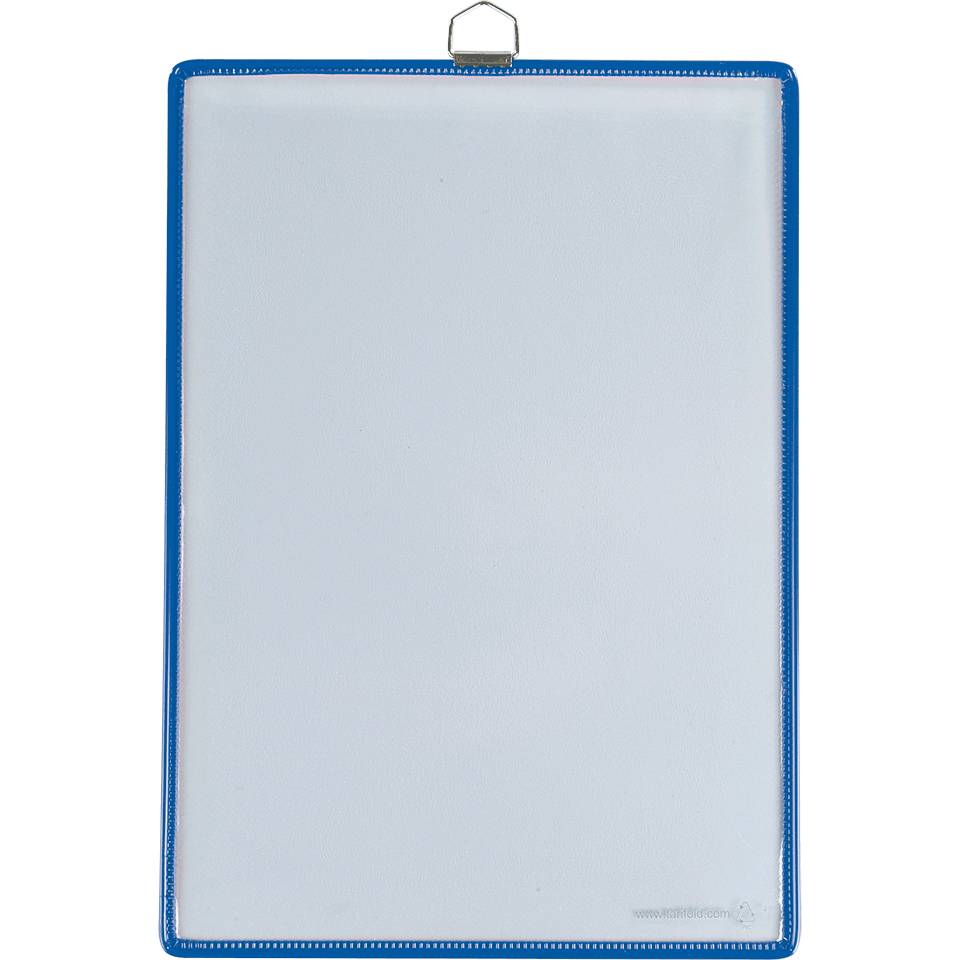 tarifold Hängetafel mit Öse, blau, Stahldrahtrahmen, DIN A4, 5/VE