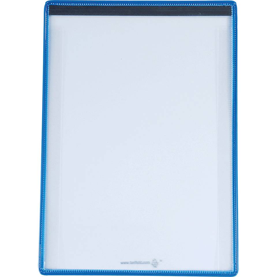 tarifold Kontrollblatthalter magnetisch, blau, PVC/Stahldrahtrahmen, DIN A4, 5/VE