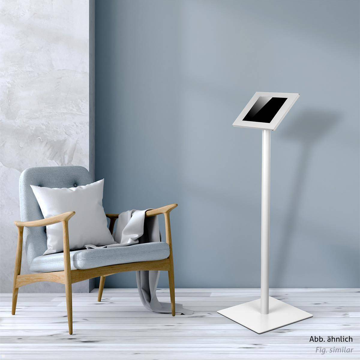 TabLines TBS003E Boden Tabletständer, Edelstahl