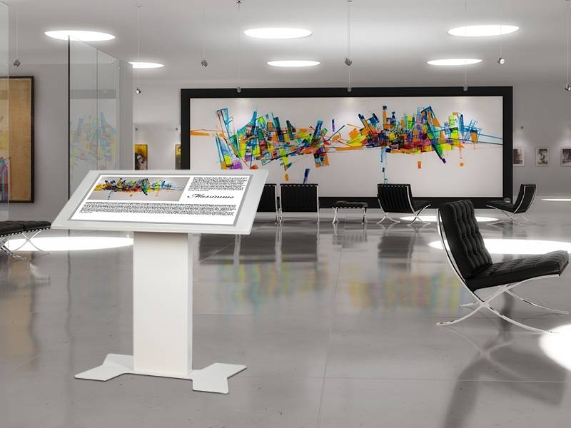 MonLines MIP004W Design PCAP Touch Infopult 55 Zoll Premium