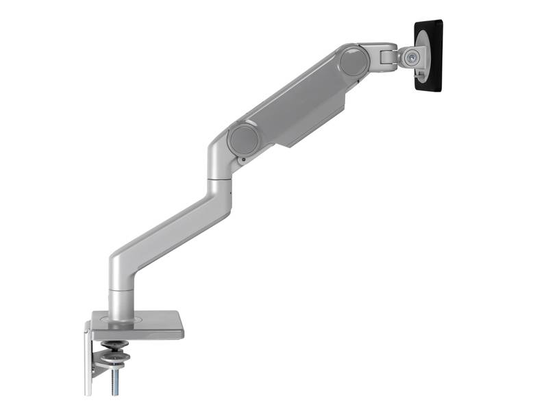 Humanscale M8.1 Monitor Tischhalterung Klemme, schräg, silber (M81CMSBTB)