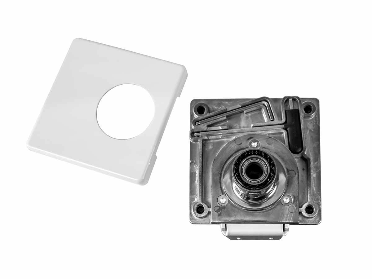 Humanscale M8.1 Monitor Tischhalterung Klemme, schräg, weiß (M81CMWBTB)