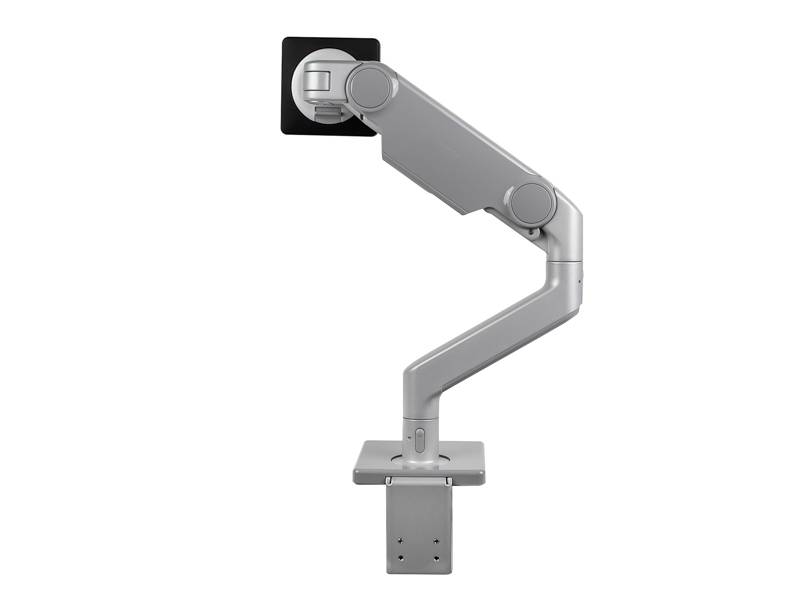 Humanscale M10 Monitor Tischhalterung Klemme, schräg, silber (M10CMSBTB)