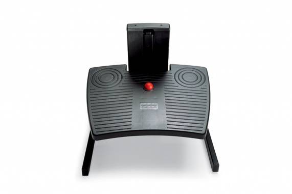 BakkerElkhuizen Footform Dual Footrest, Schwarz, 450 mm, 390 mm, 4 cm, 30 cm, 6,5 kg