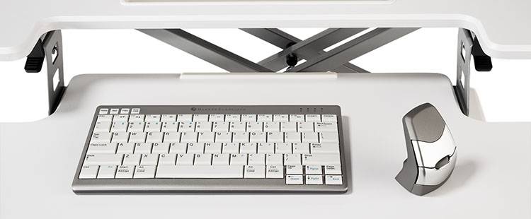 BakkerElkhuizen Riser 2, Gerade, Rechteckige Form, Homeoffice, Büro, Weiß, 880 mm, 415 mm