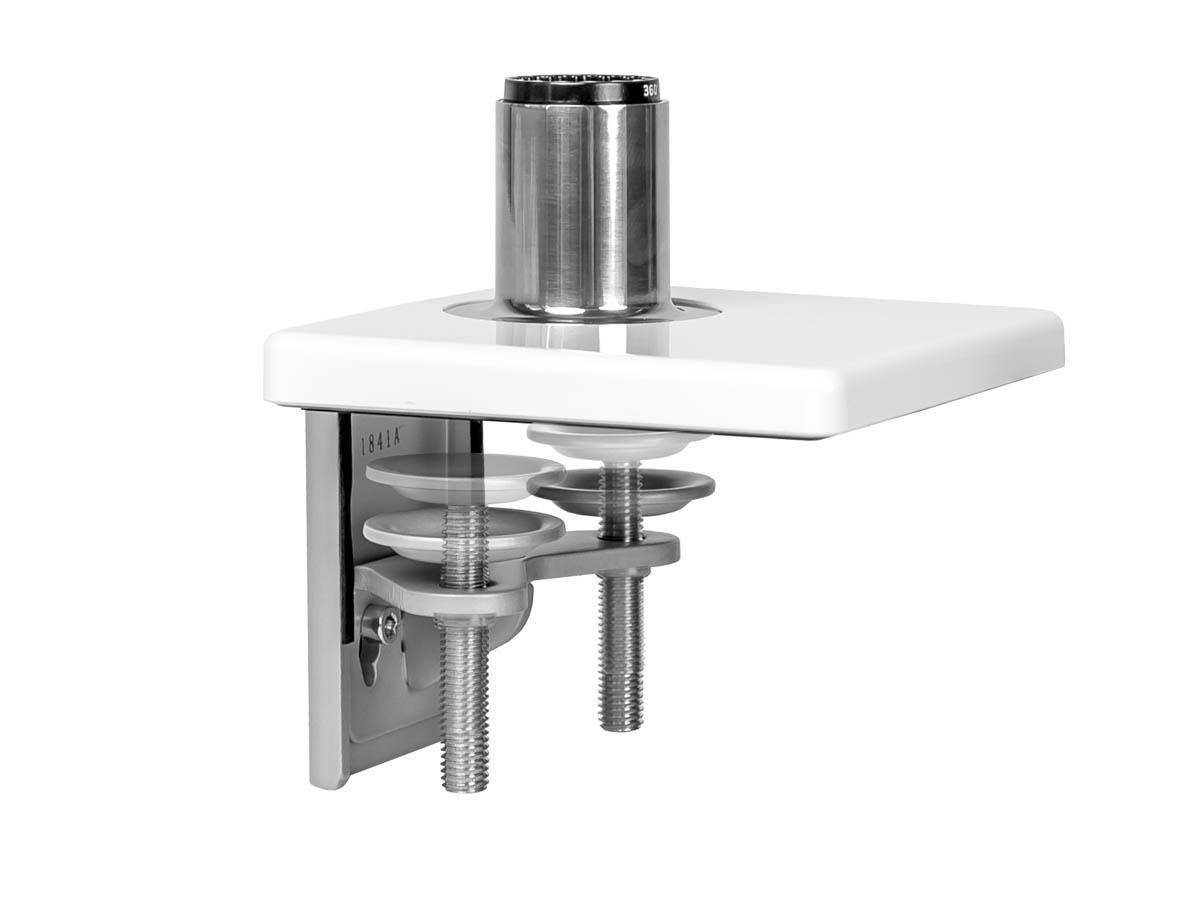 Humanscale M8.1 Monitor Tischhalterung für zwei Monitore Klemme, schräg, weiß (M...