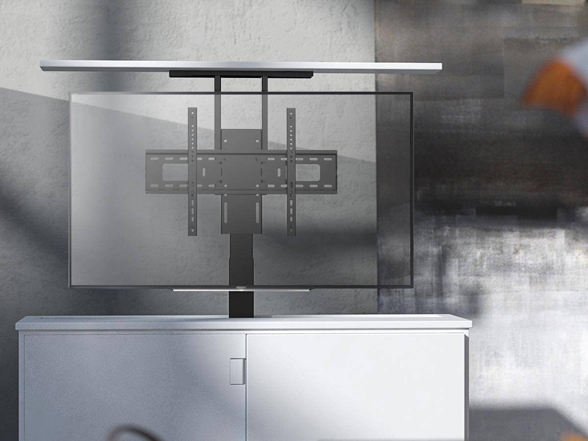 MonLines MLS005B Einbau TV Lift 32-48 Zoll elektrisch, 670 Hub, schwarz