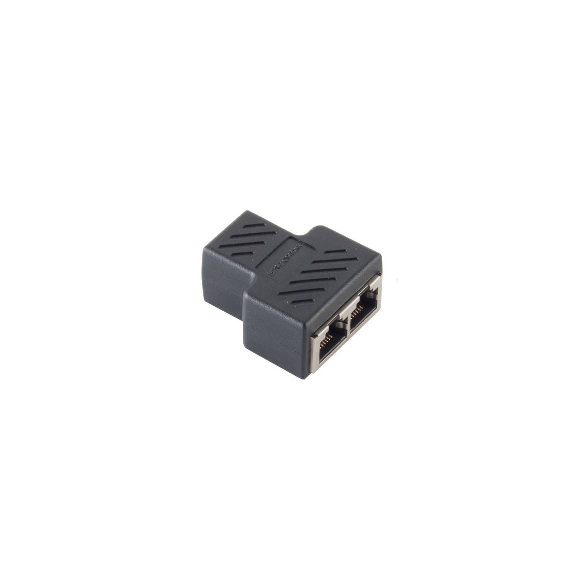 cat. 6A Patchkabeladapter RJ45 Buchse /2x Buchse