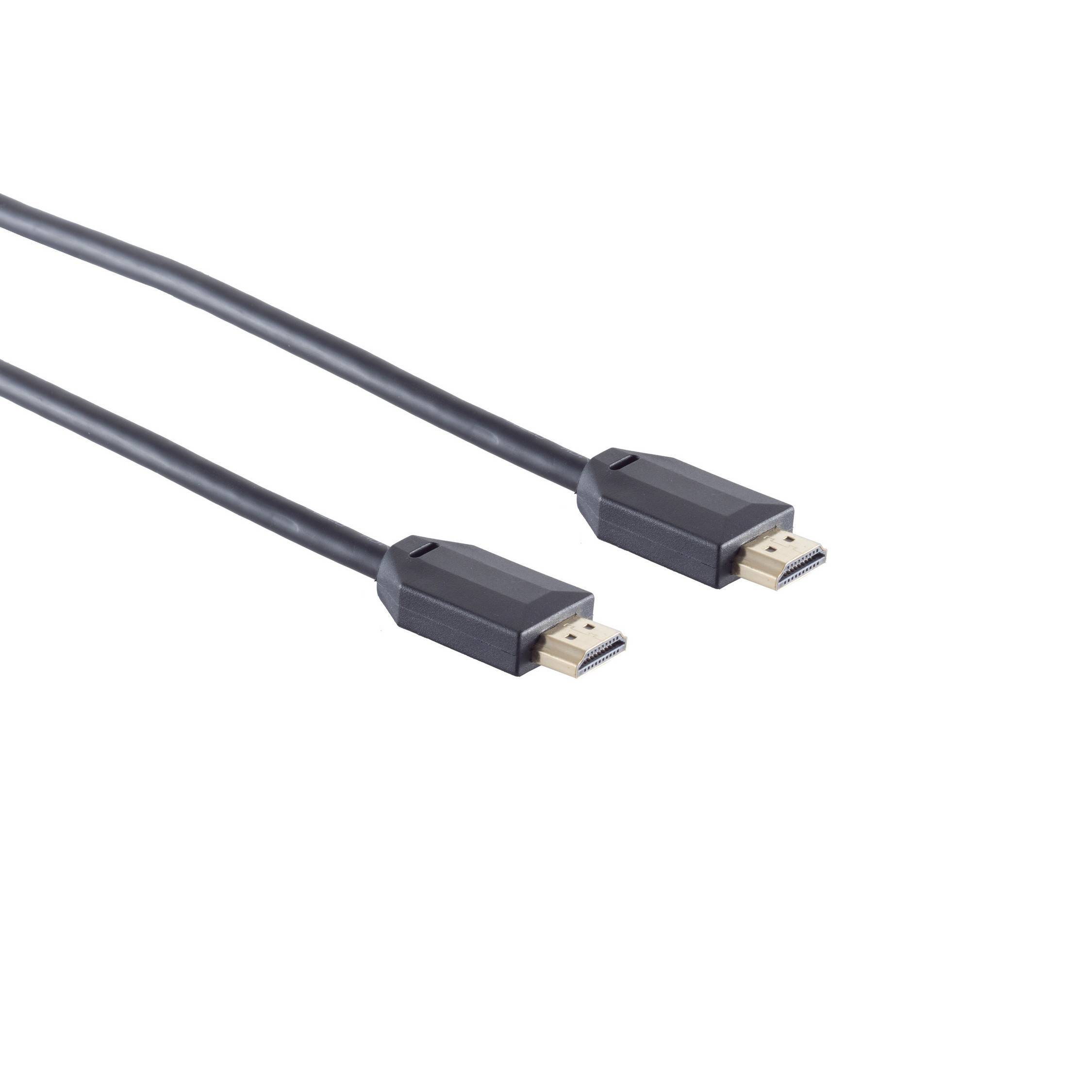 Ultra HDMI Kabel, 10K, PVC, schwarz, 0,5m