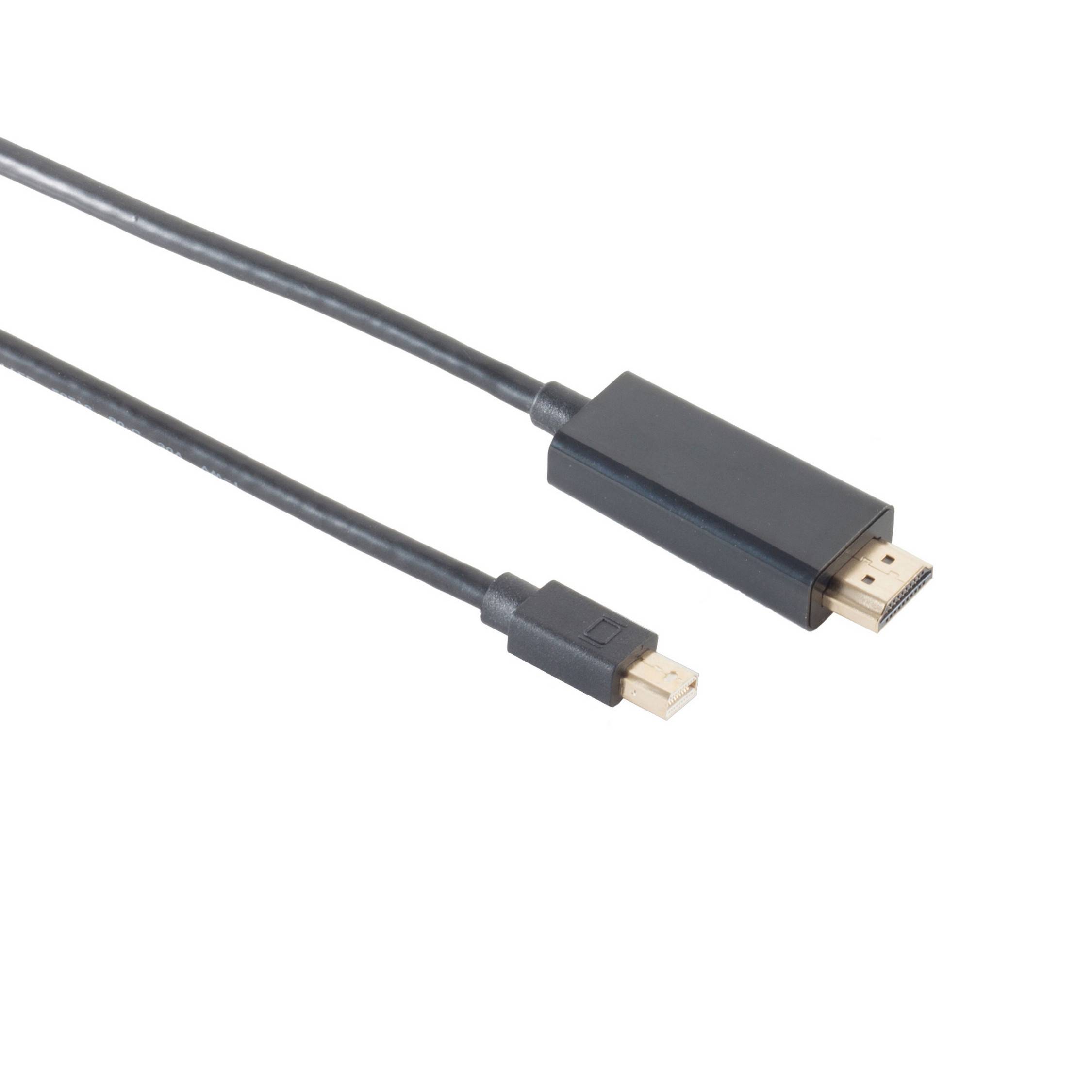 Mini DP 1.4 Kabel, mDP-HDMI, 4K60Hz, 1,0m
