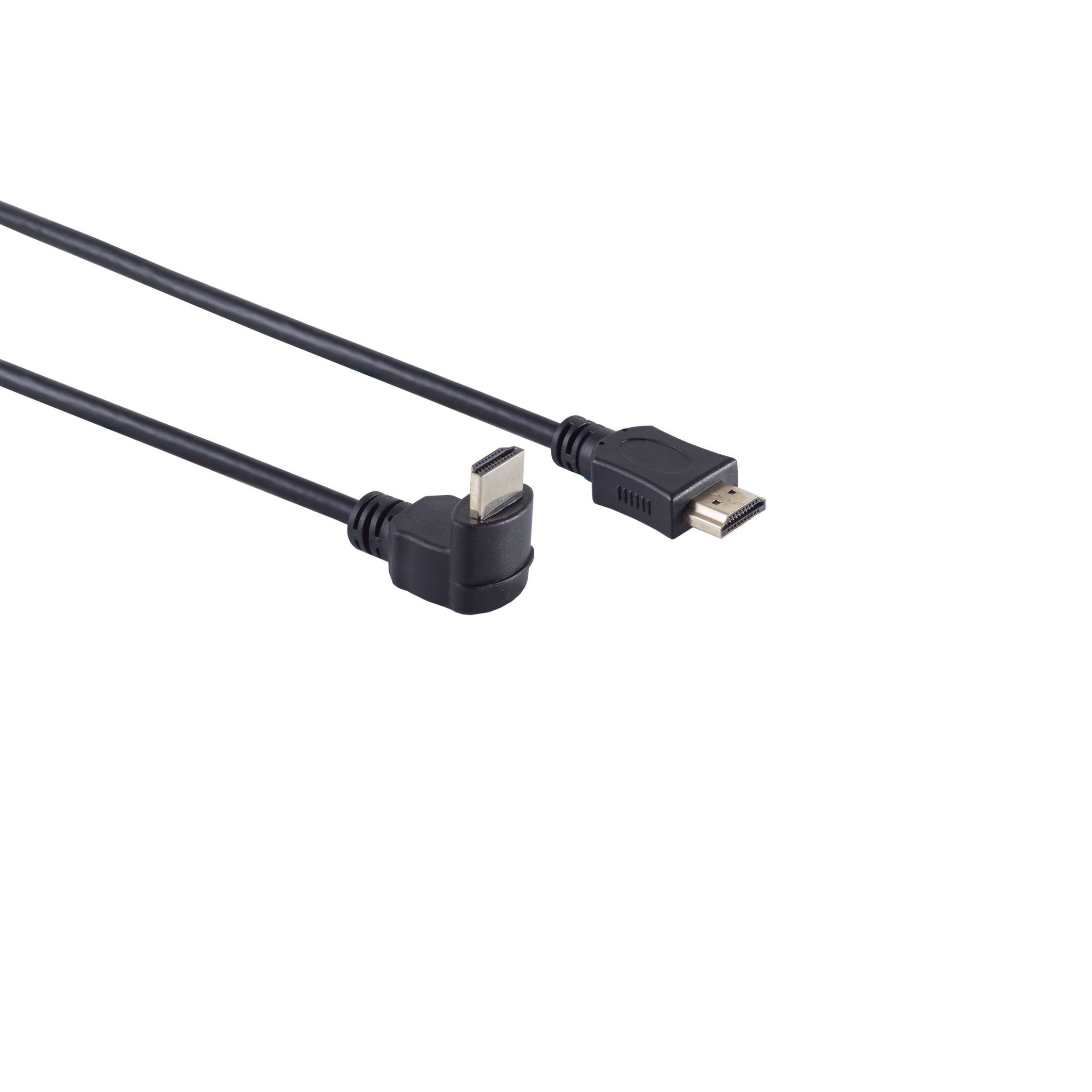 HDMI A-St. Winkel/HDMI A-St.Abgang unten HEAC 3m
