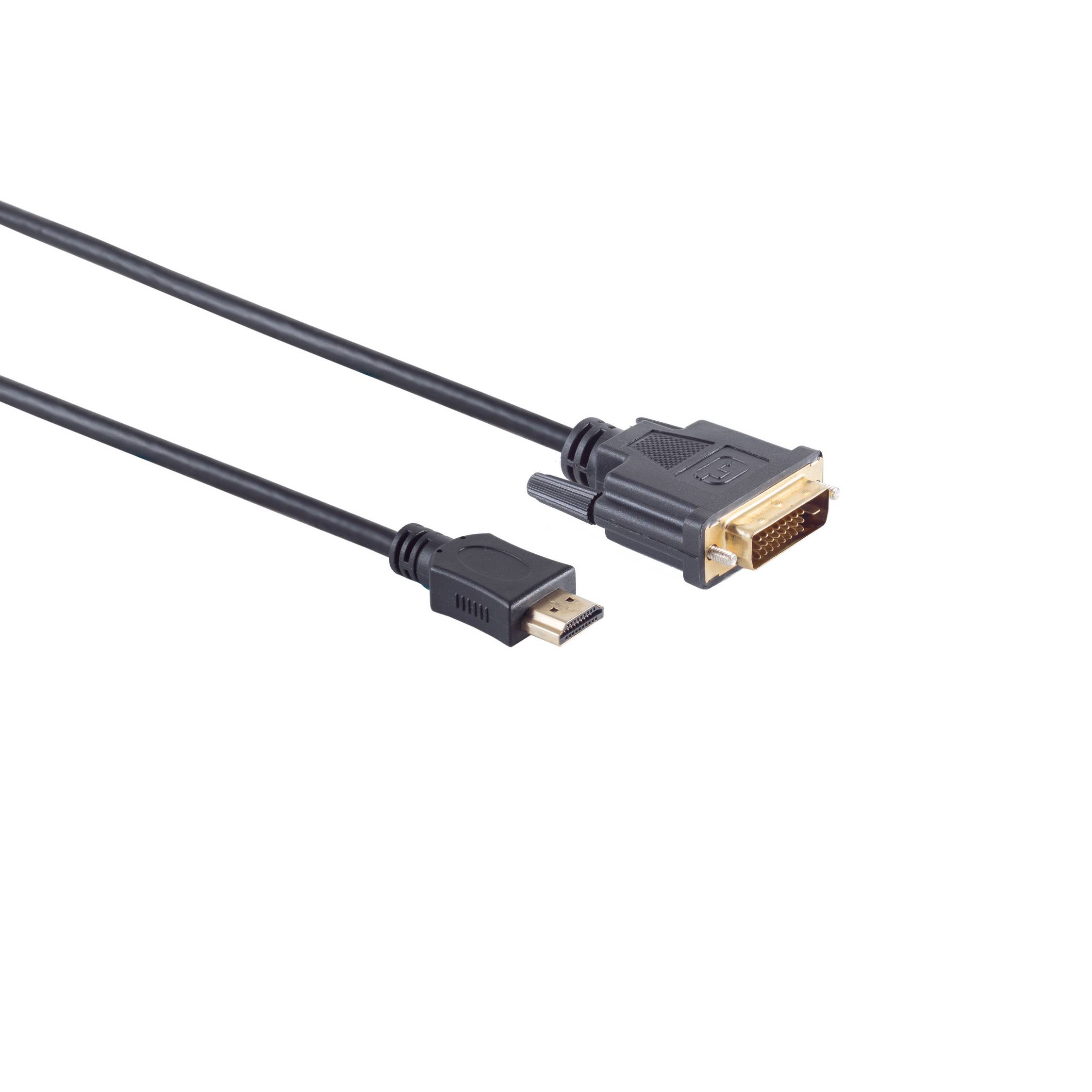 HDMI Stecker / DVI-D (24+1) Stecker verg. 3m