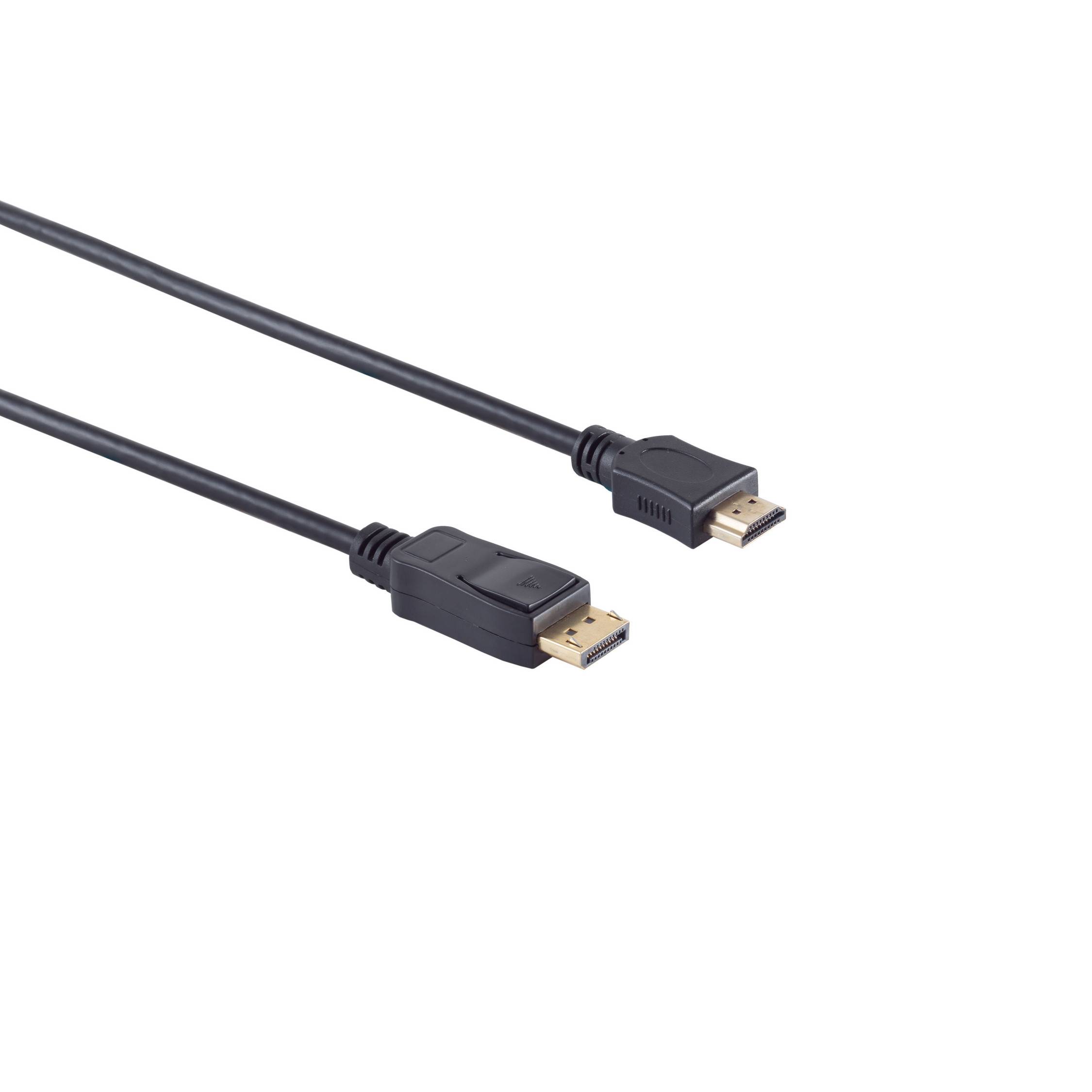 Displayport Stecker 20p / HDMI Stecker 5m