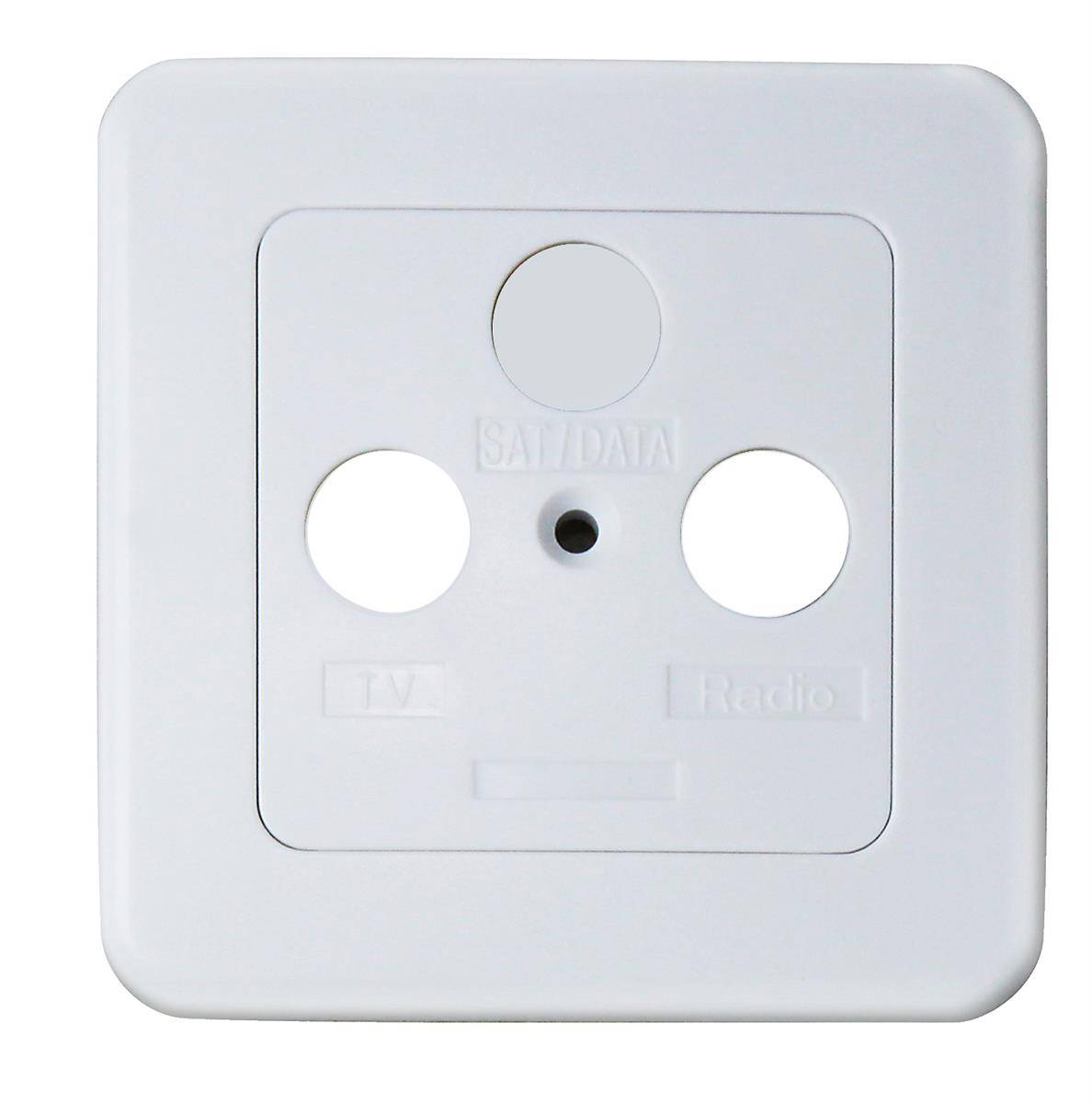 Universal Abdeckung 2-teilig- 2-fach/ 3-fach weiß