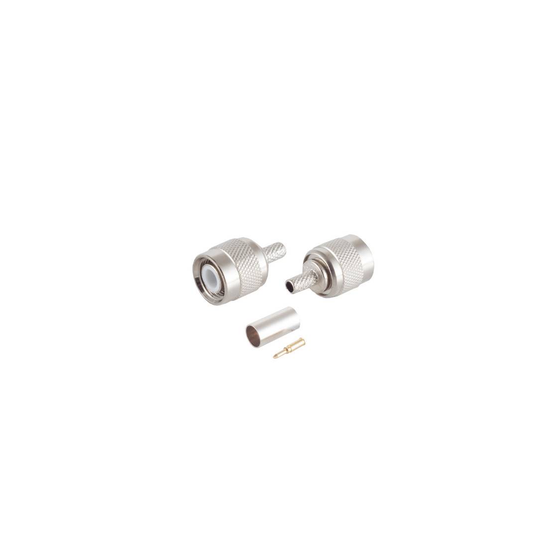 TNC - Stecker, RG 58 U, crimpen