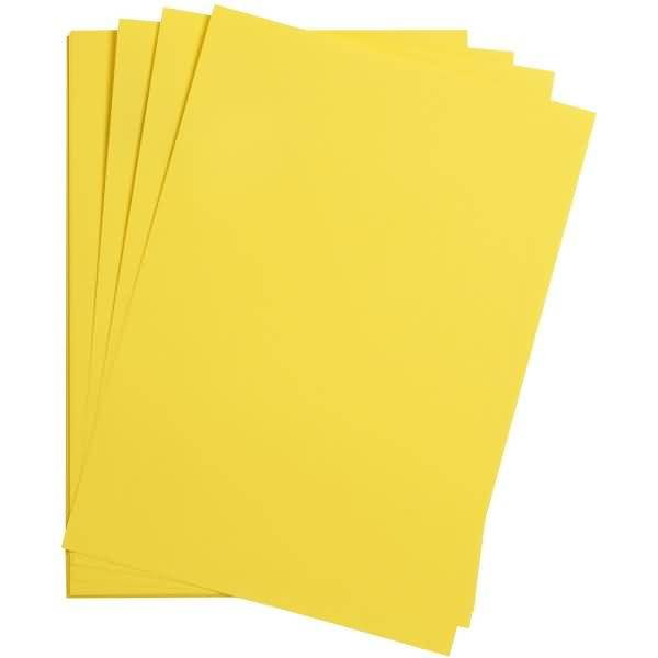 Bastelkarton Maya 185g/qm A3 VE=25 Blatt zitronengelb