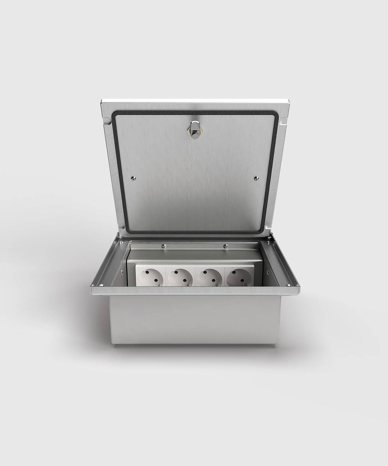 Bodensteckdose/ Bodentank 2004A; 4x Schuko