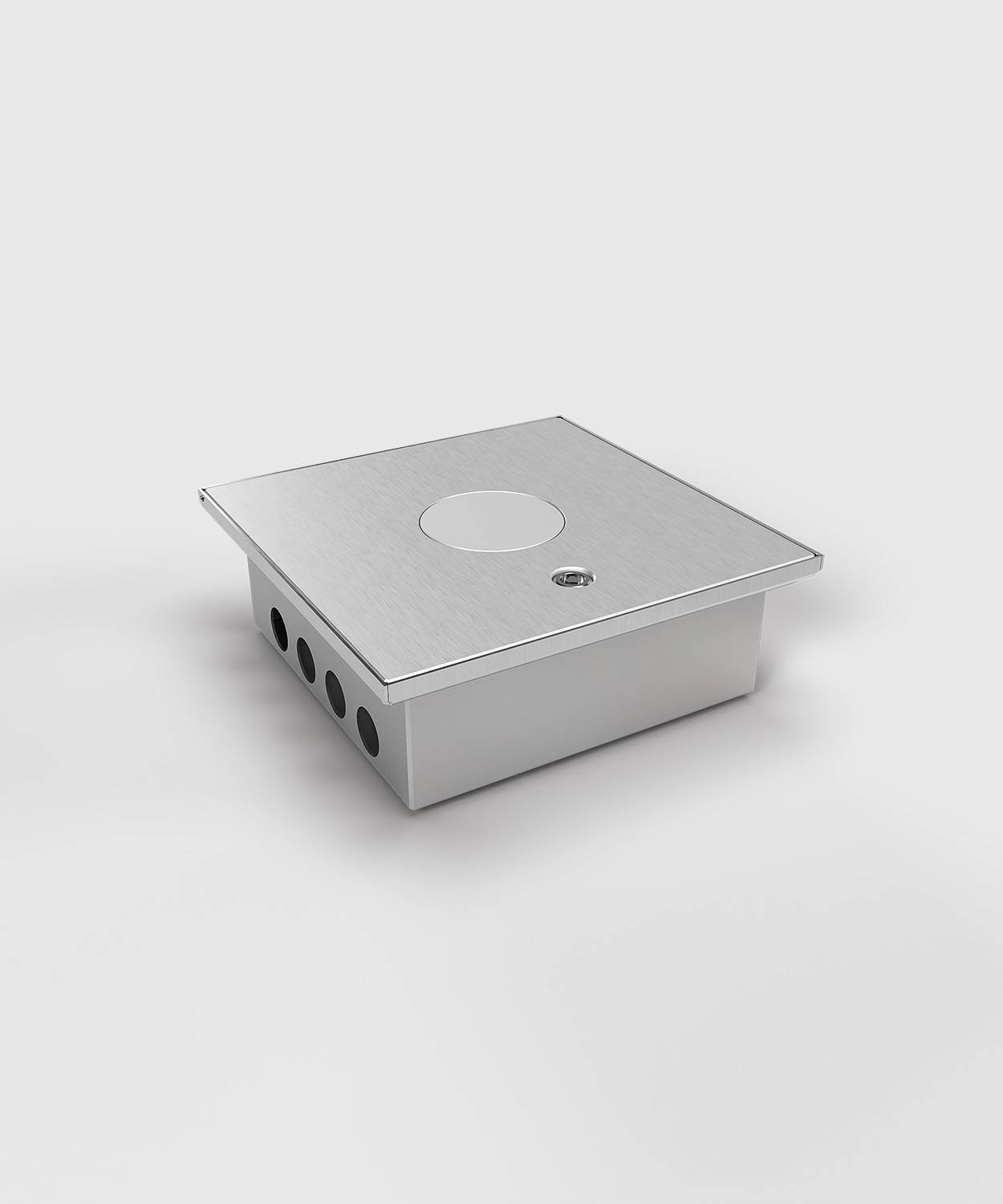 Bodensteckdose/ Bodentank 2008Q; 8x Schuko, Tube