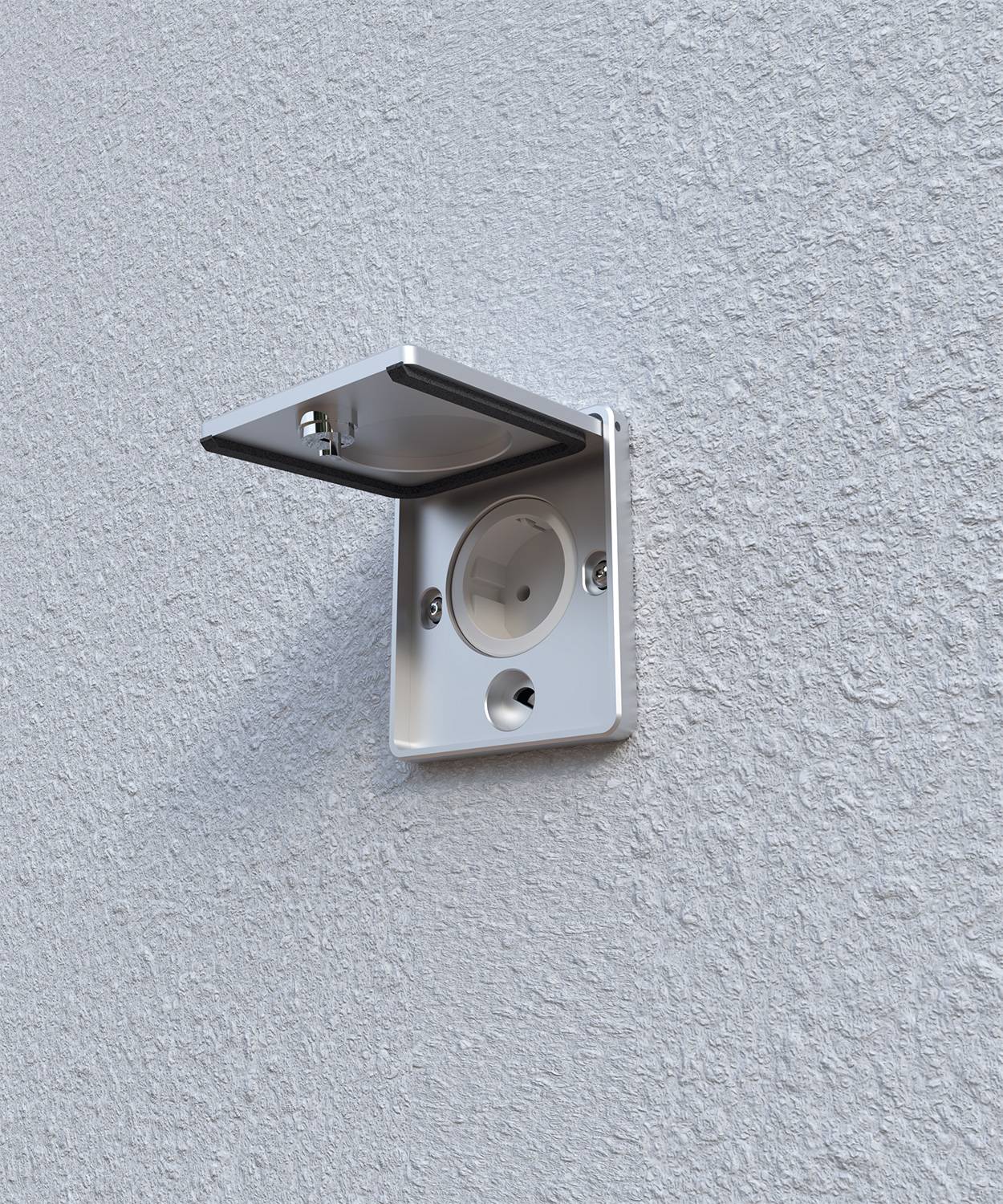 Wandsteckdose/ -verteiler 5501A; 1x Schuko