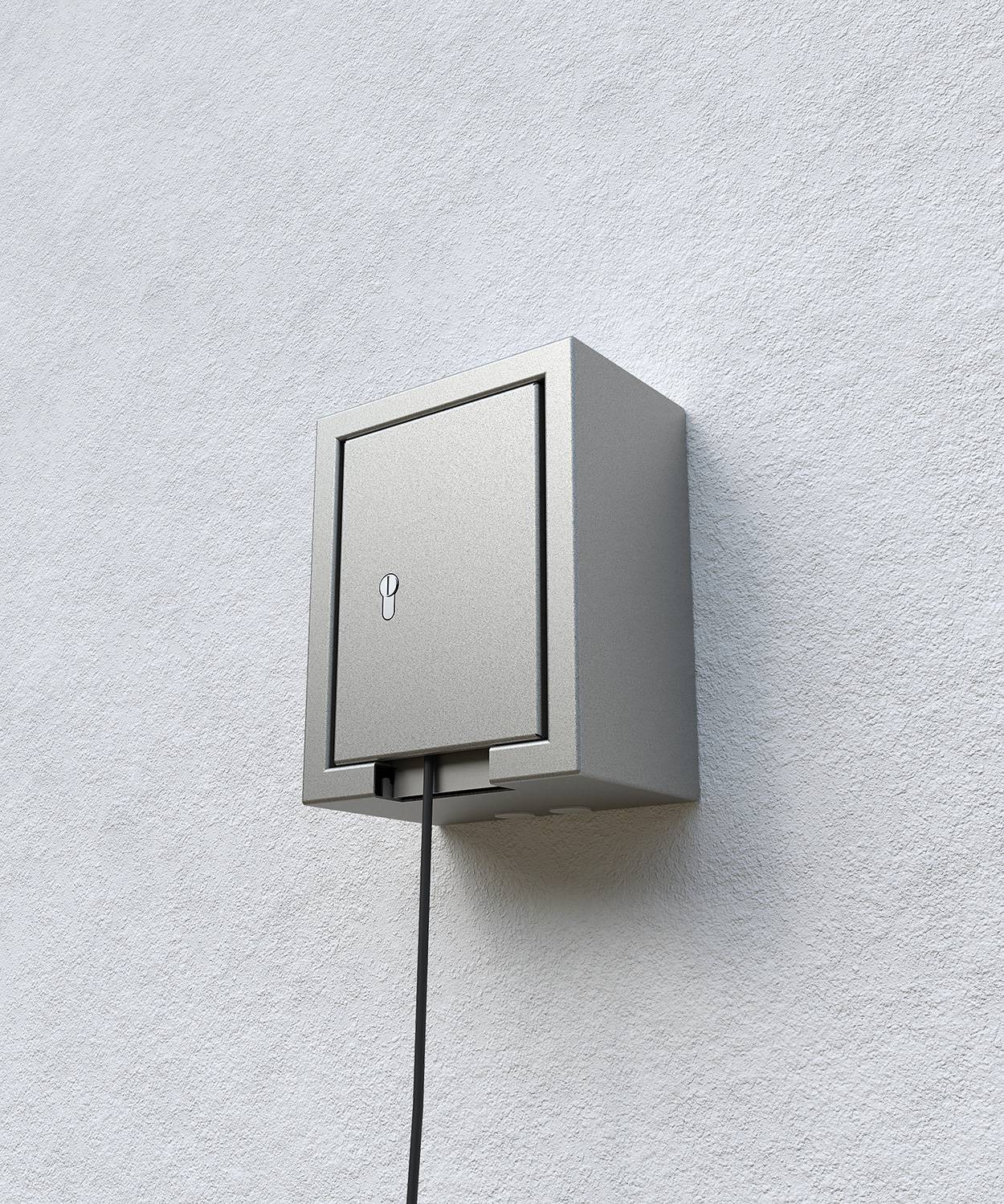 Wandsteckdose/ -verteiler 5606E; 6x Schuko