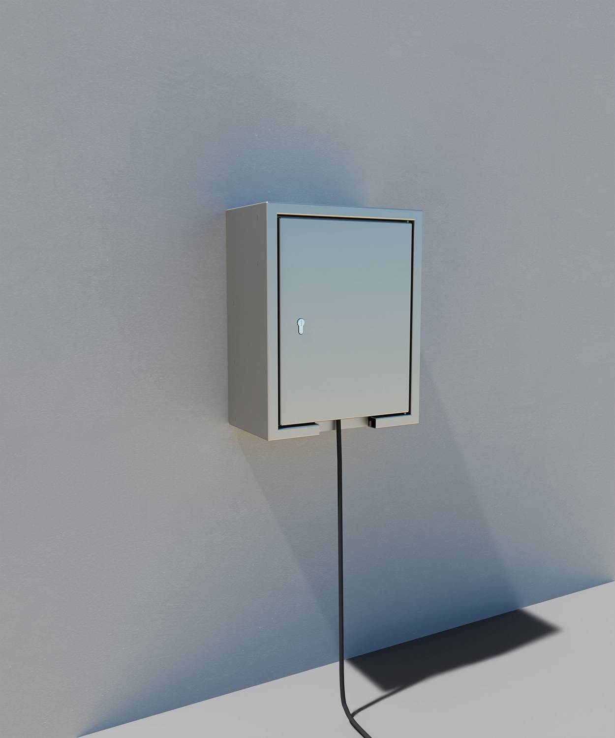 Wandsteckdose/ -verteiler 5622E; 1x 5/32A, 1x 5/16A, 2x Schuko, RAL