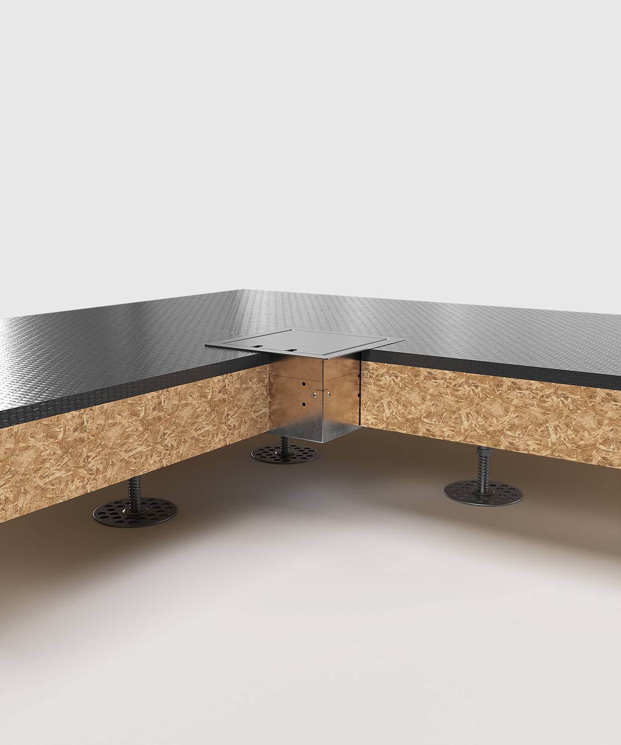 Bodensteckdose/ Bodentank 8502E; 2x Schuko,