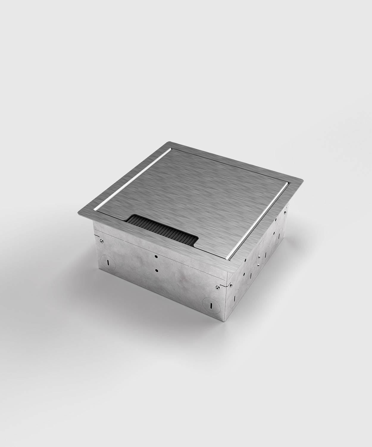 Bodensteckdose/ Bodentank 8508E; 8x Schuko,