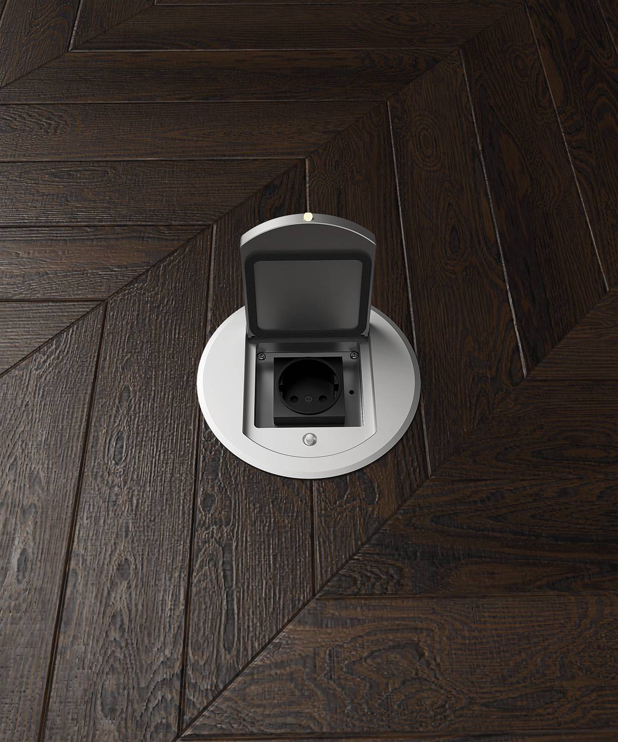 Bodensteckdose/ Bodentank 8601A; 1x Schuko,