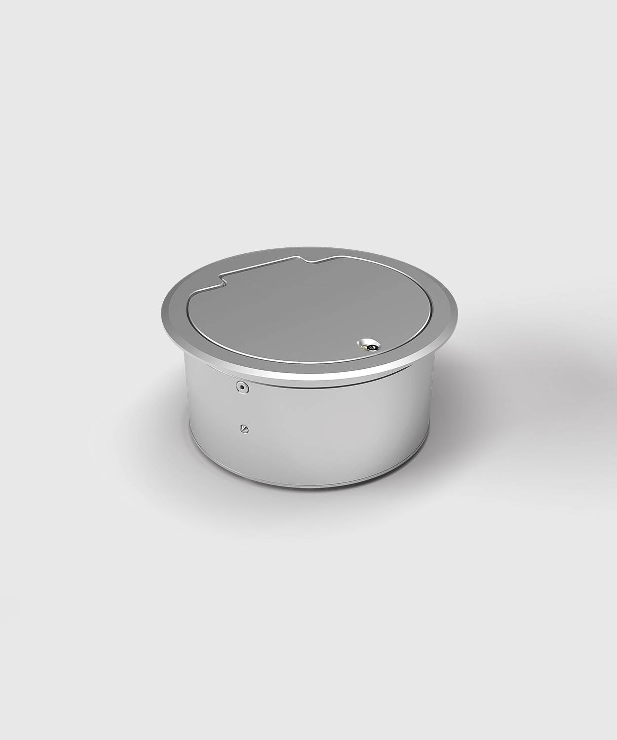 Bodensteckdose/ Bodentank 8602A; 2x Schuko,