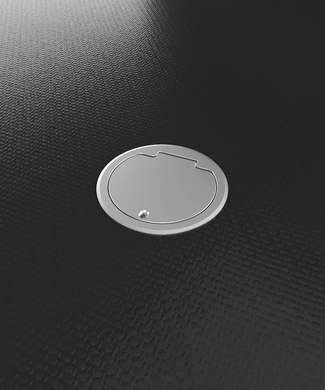 Bodensteckdose/ Bodentank 8602A; 2x Schuko,