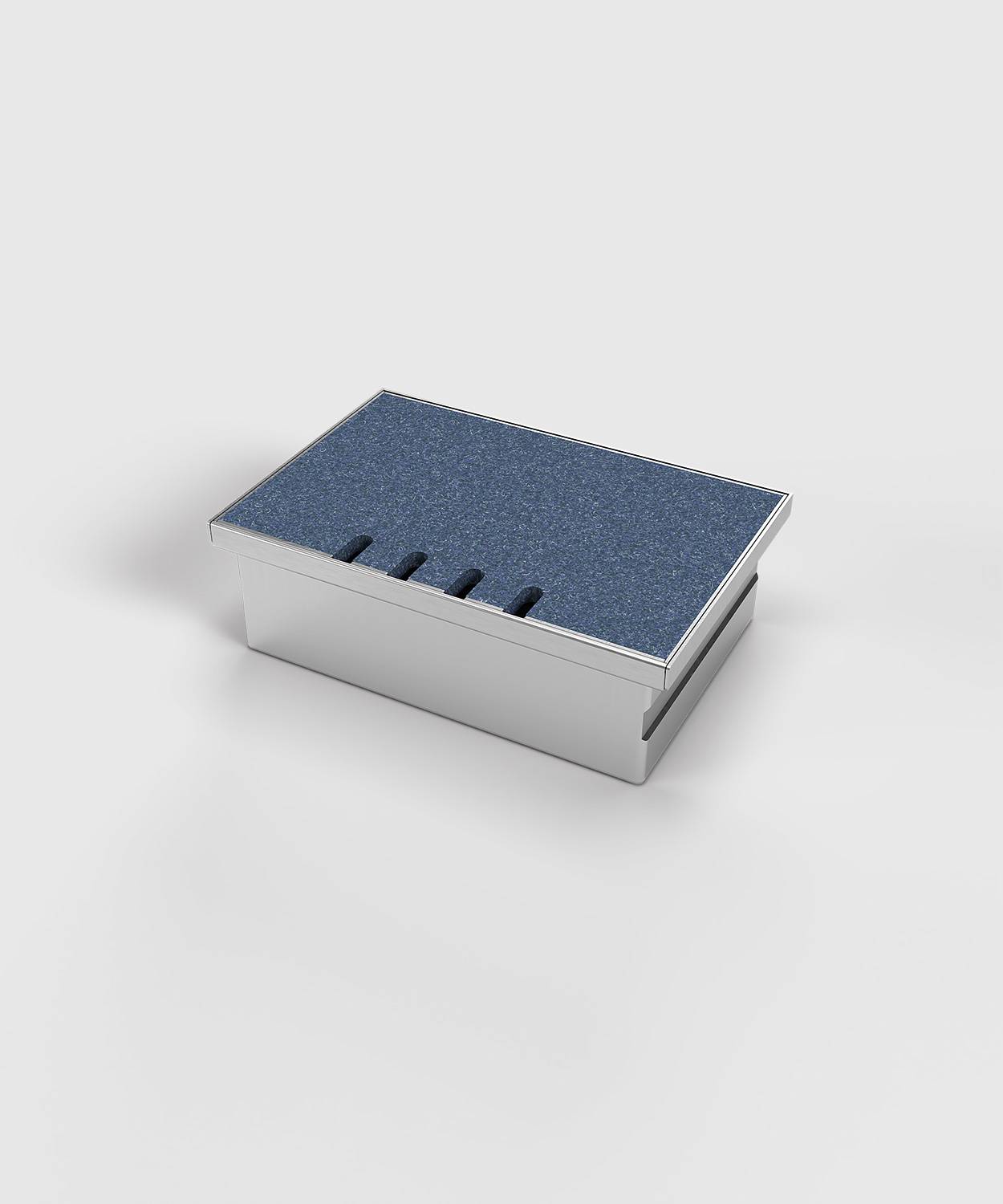 Bodensteckdose/ Bodentank 8804T; 3x Schuko, 1x RJ45 2fach,