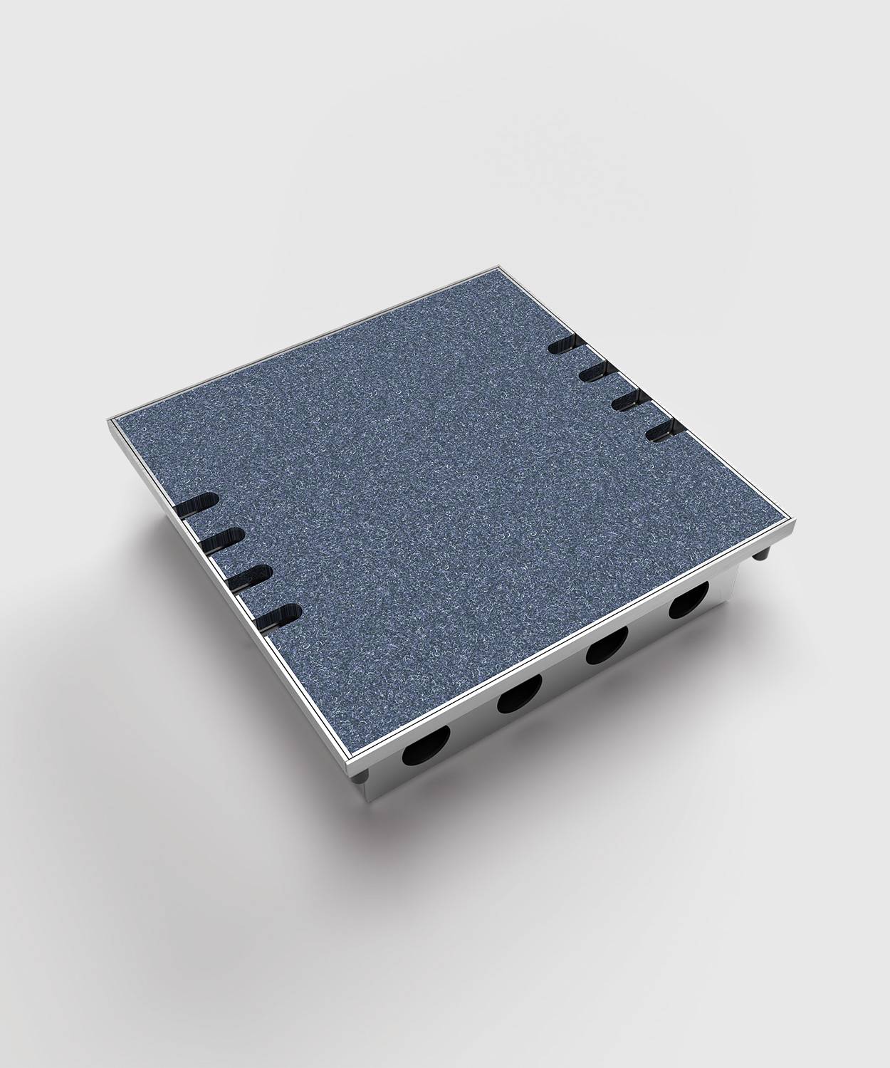 Bodensteckdose/ Bodentank 8808T; 8x Schuko,