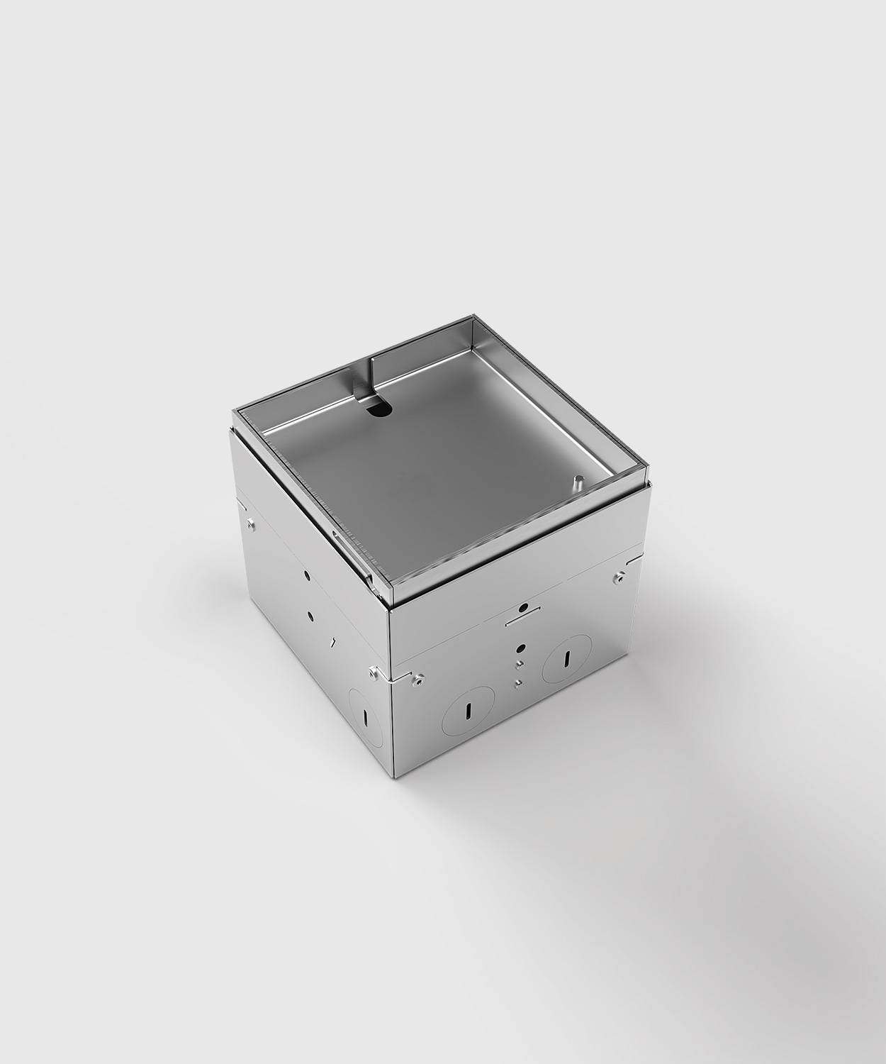 Bodensteckdose/ Bodentank 8901B; 1x Schuko,