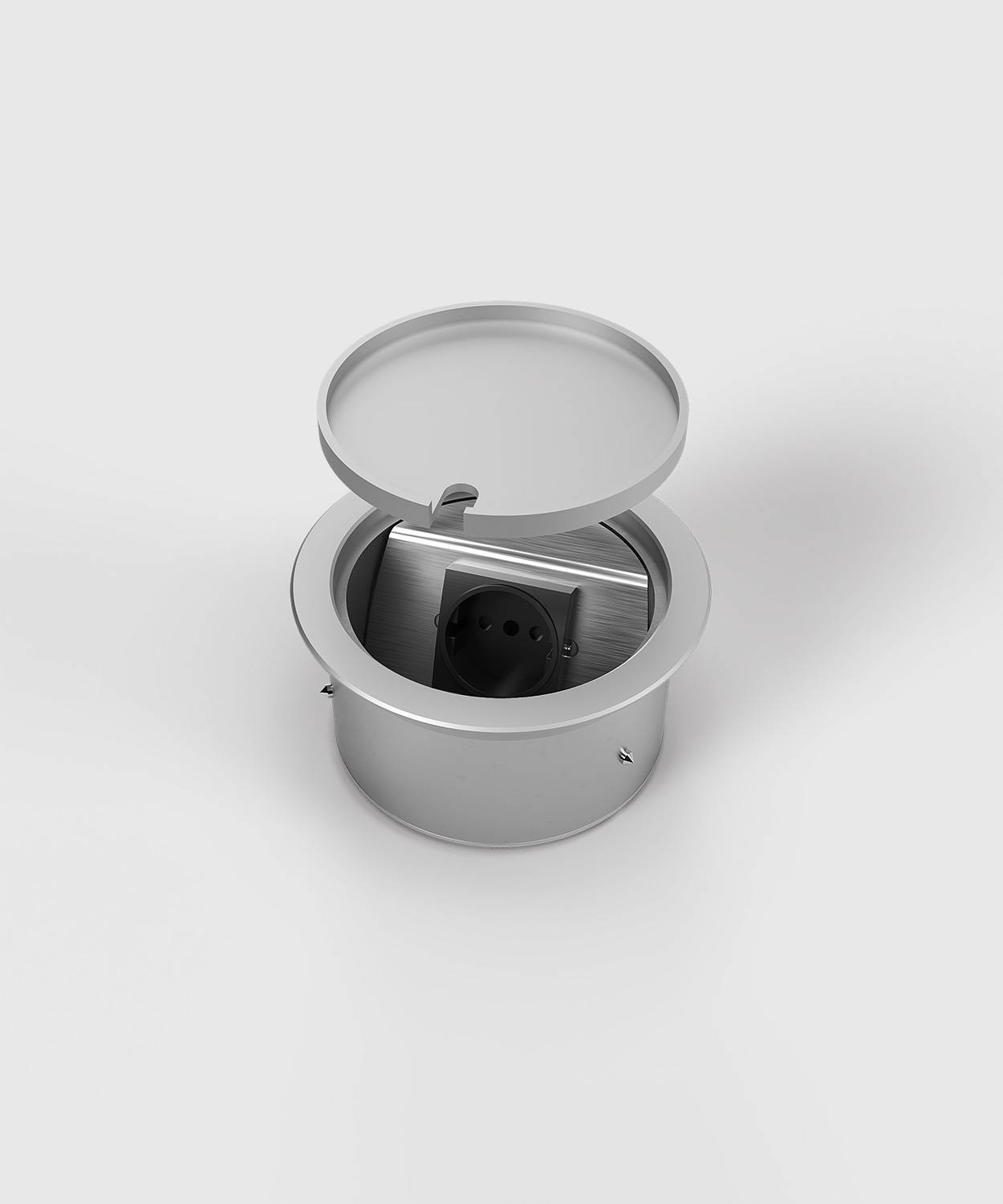 Bodensteckdose/ Bodentank 9901A; 1x RJ45 2fach,