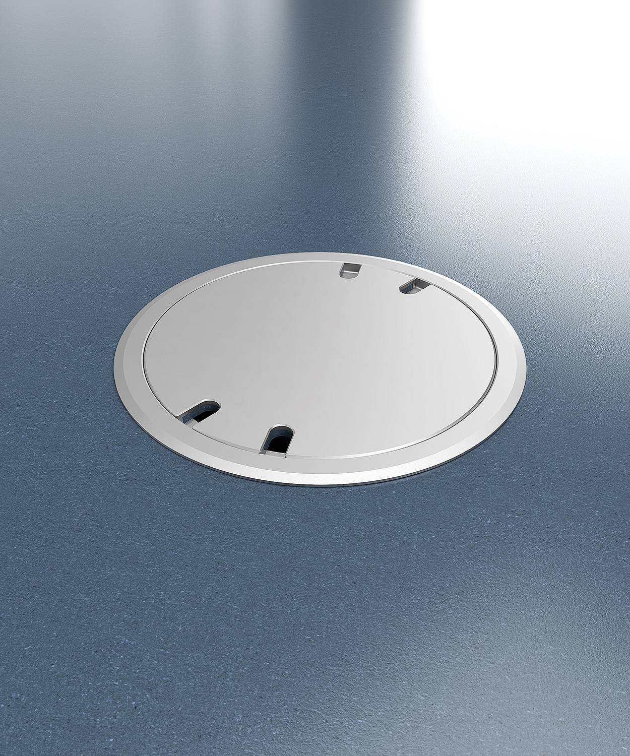 Bodensteckdose/ Bodentank 9908A; 8x Schuko,