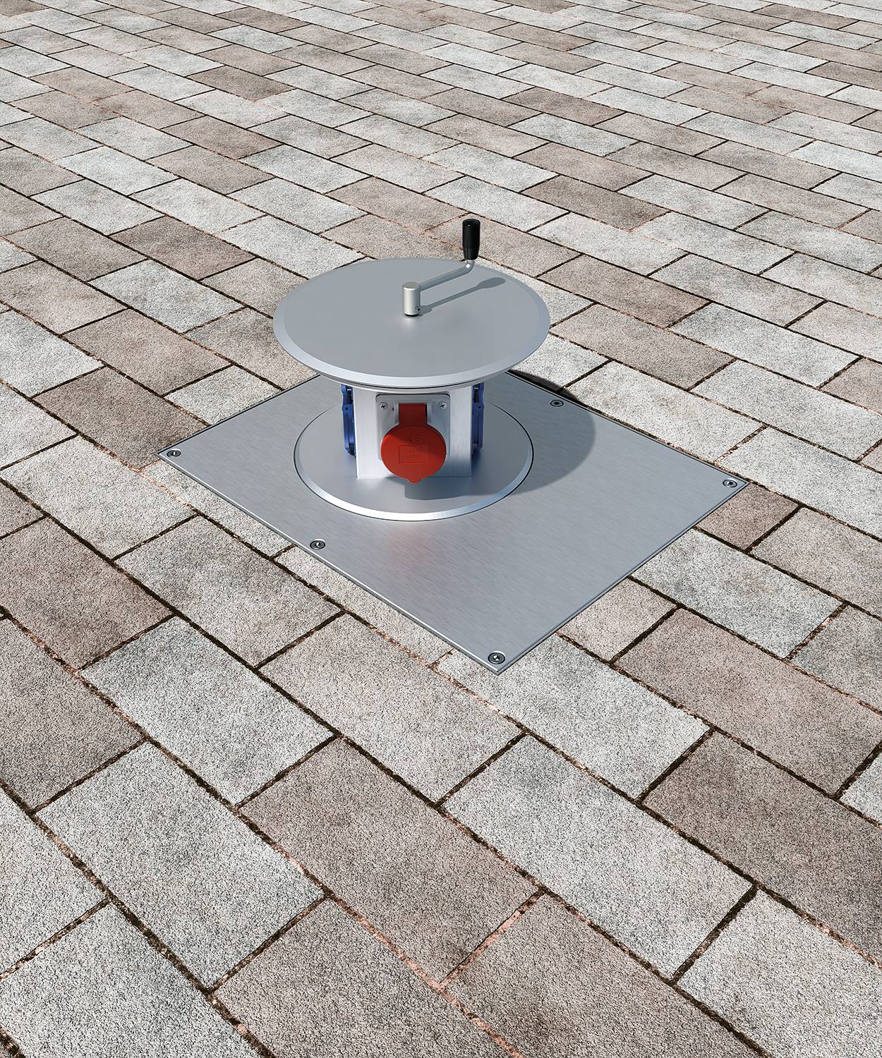 Senkverteiler SV501; 6x Schuko, 1x CEE 5/32A 400V, , SPEDITIONSWARE